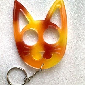 BUY 1 GET 1 50% OFF!! New driver College student self Defense cat Keychain